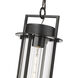 Russell 1 Light 8 inch Powder Coated Black Outdoor Hanging Lantern